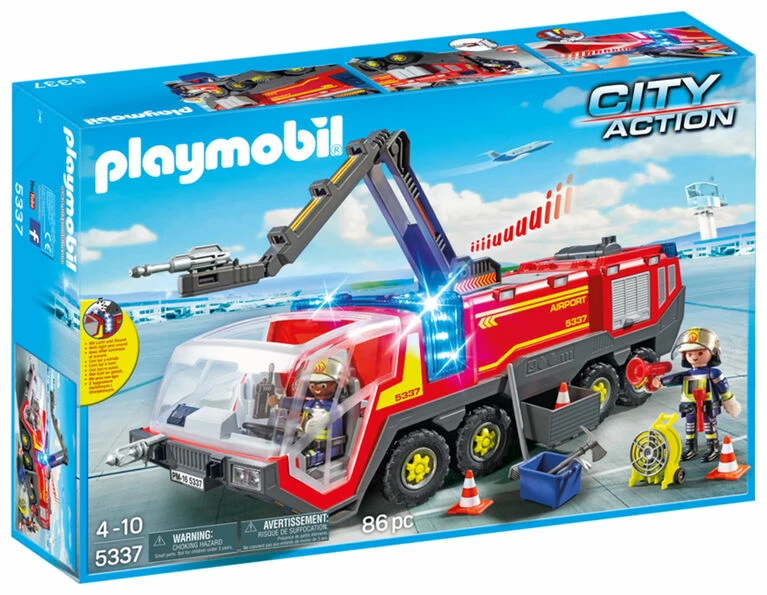 Playmobil - Airport Fire Engine With Lights And Sound - Image 3