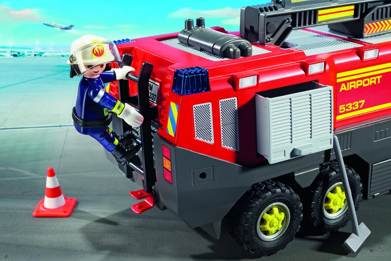 Playmobil - Airport Fire Engine With Lights And Sound - Image 5