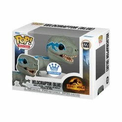 FUNKO POP Movies: Velociraptor (Blue)- Jurassic World Dominion - R Exclusive