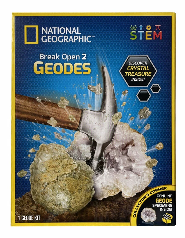 National Geographic Break Open 2 Geodes - Image 2