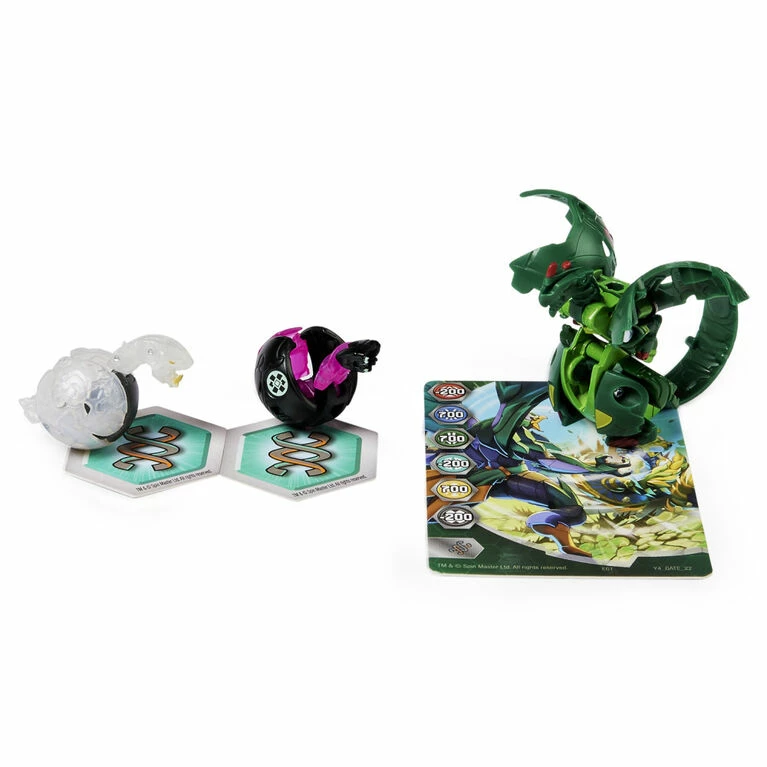 SPIN MASTER Bakugan Evolutions, Dragonoid With Nano Scorcher And Siphon Platinum Power Up Pack - Image 3