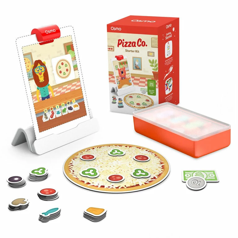 Osmo - Pizza Co. Starter Kit For IPad - Communication Skills & Math - (Osmo IPad Base Included)
