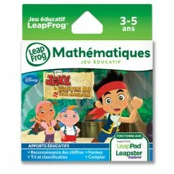 LeapFrog LeapPad Jake & The Neverland Pirates - Mathematics Learning Game - French Version
