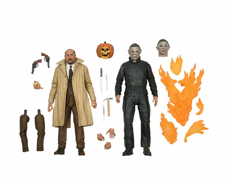 NECA Halloween 2- Myers And Dr Loomis 2Pk - 40Th Anniversay - English Edition