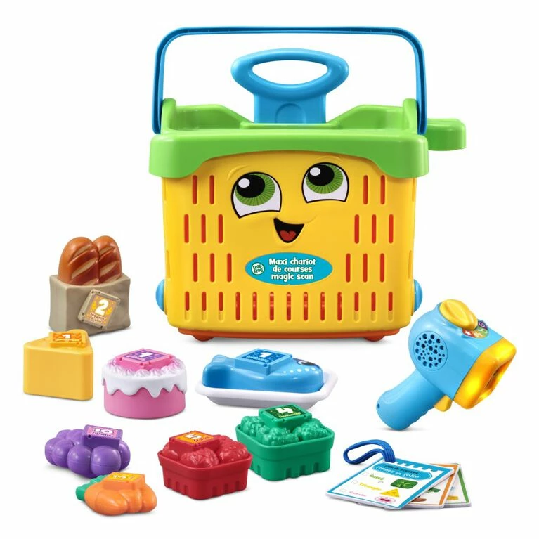 LeapFrog Count-Along Basket & Scanner - French Edition