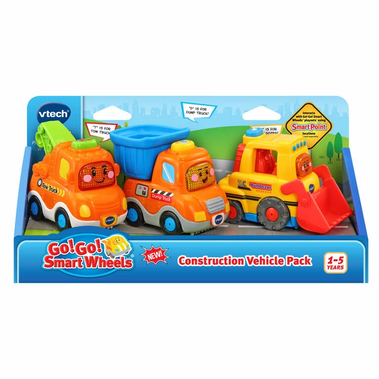 VTech Go! Go! Smart Wheels Construction Vehicle Pack - English Edition - Image 4
