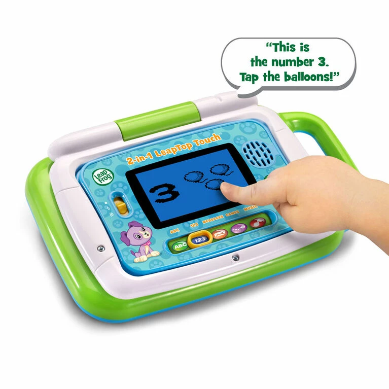 LeapFrog 2-in-1 LeapTop Touch Green - English Edition - Image 3