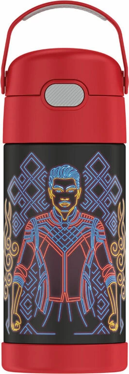 Thermos FUNtainer Stainless Steel Water Bottle, Shang-Chi, 355ml