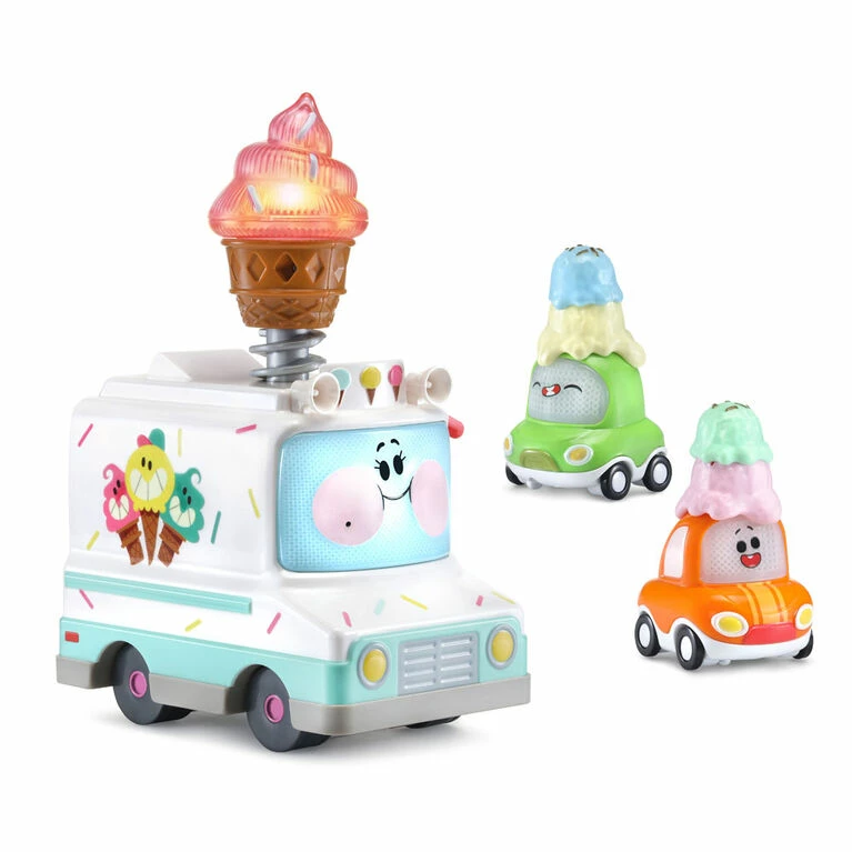 Tut Tut Bolides VTech Tut Tut Cory Bolides Two Scoops Jessie Ice Cream Truck - French Edition - Image 2