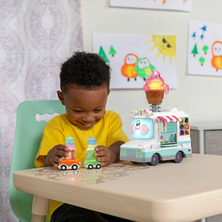 Tut Tut Bolides VTech Tut Tut Cory Bolides Two Scoops Jessie Ice Cream Truck - French Edition - Image 6
