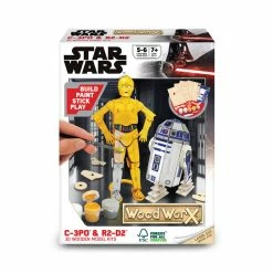 Wood Worx Star Wars C3PoandR2-D2 Twin Pack