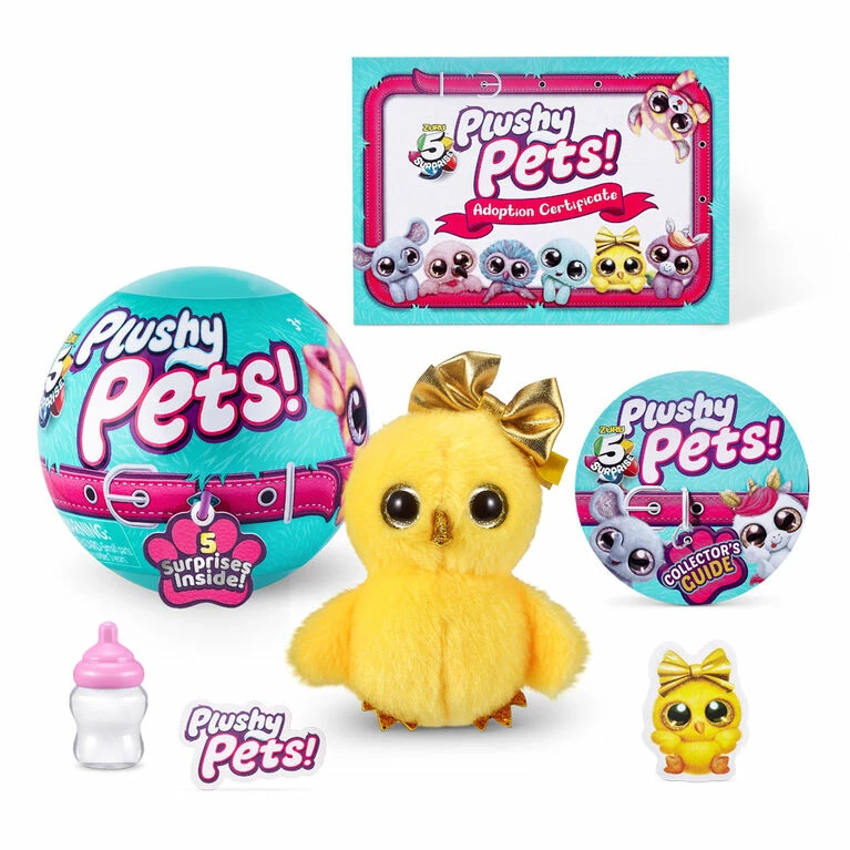 Mini Brands 5 SURPRISE Plushy Pets Series 1 Mystery Collectible Capsule By ZURU - Image 2