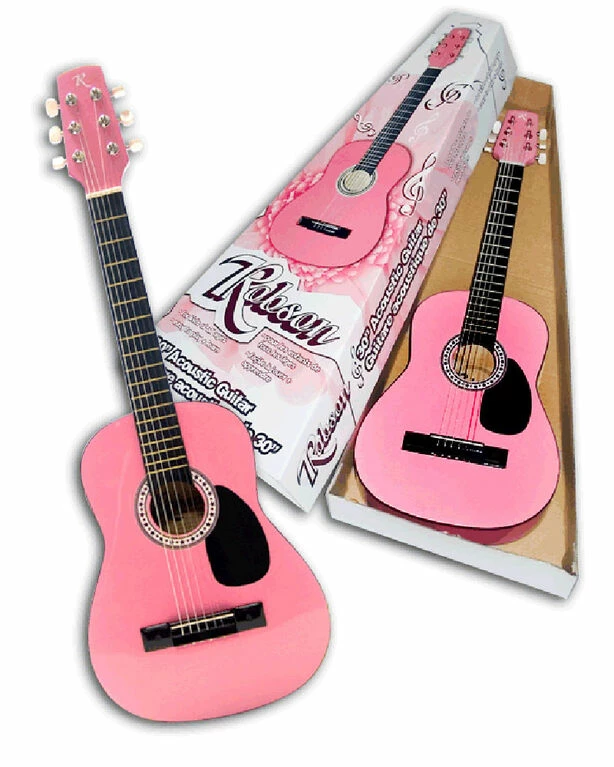 Robson Acoustic Guitar 30 Inch - Pink - R Exclusive - Styles May Vary