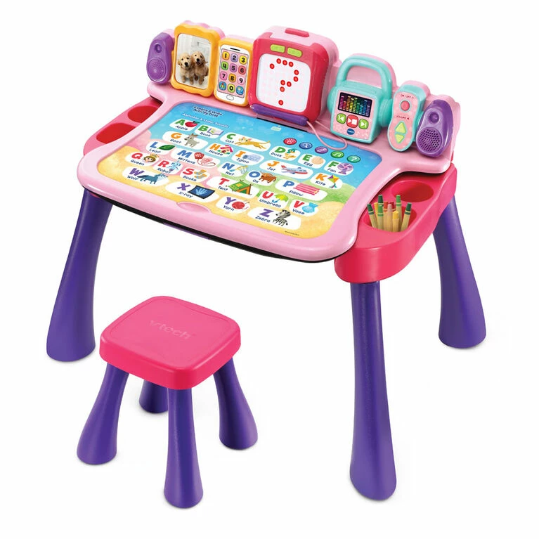 Vtech Explore And Write Activity Desk - Pink - Exclusive - English Edition