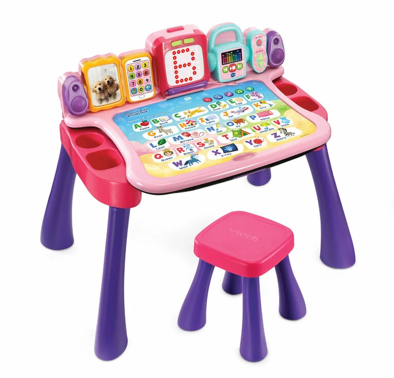 Vtech Explore And Write Activity Desk - Pink - Exclusive - English Edition - Image 2