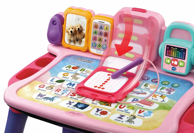 Vtech Explore And Write Activity Desk - Pink - Exclusive - English Edition - Image 4