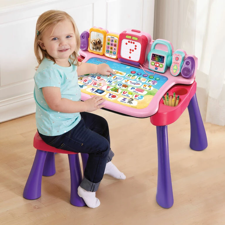 Vtech Explore And Write Activity Desk - Pink - Exclusive - English Edition - Image 5