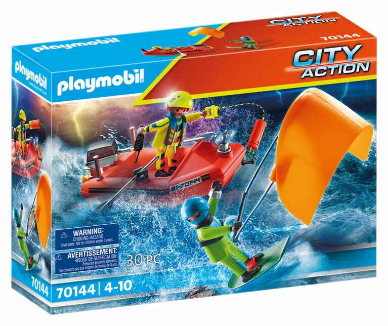 Playmobil - Kitesurfer Rescue With Speedboat