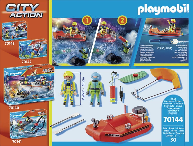 Playmobil - Kitesurfer Rescue With Speedboat - Image 2