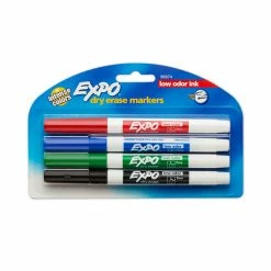 Newell Brands Expo Fine Dry Erase Markers - 4 Count