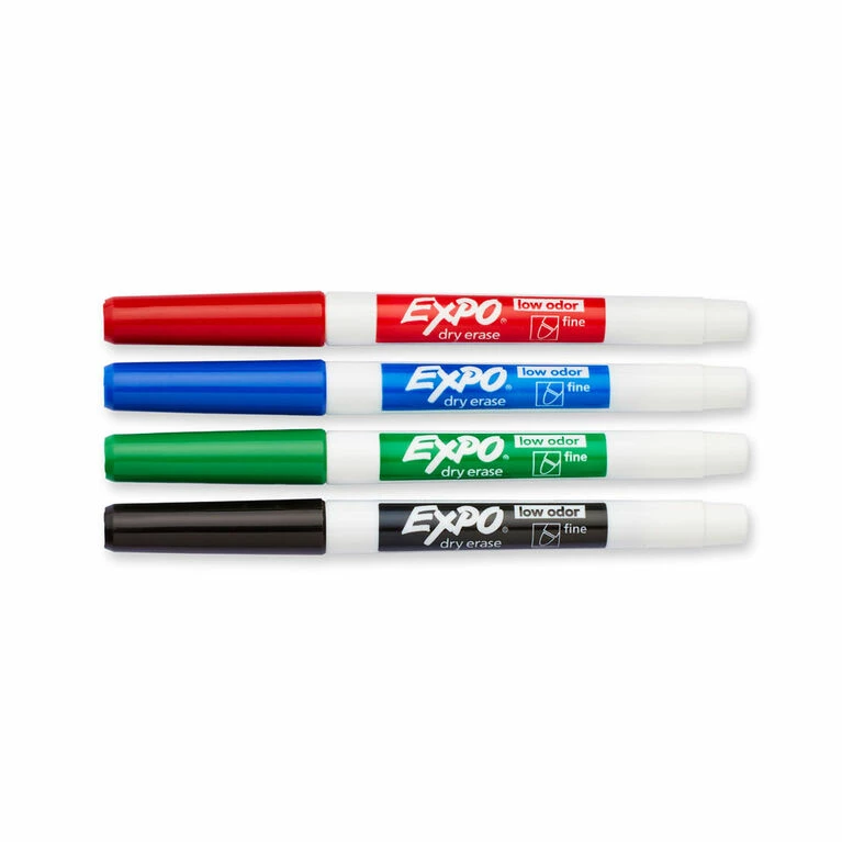 Newell Brands Expo Fine Dry Erase Markers - 4 Count - Image 2