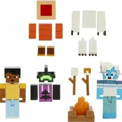MATTEL Minecraft Creator Series Mount Enderwood Yeti Scare Story Pack Figures