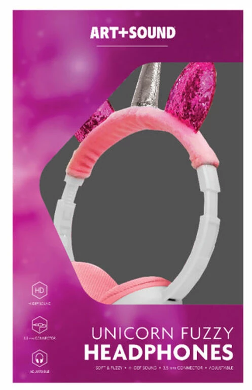 Art+Sound Plush Unicorn Wired Headphone - Image 3