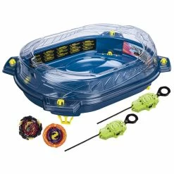 Hasbro Beyblade Burst QuadStrike Thunder Edge Battle Set, Battle Game Set With Beystadium, 2 Spinning Top Toys, And 2 Launchers