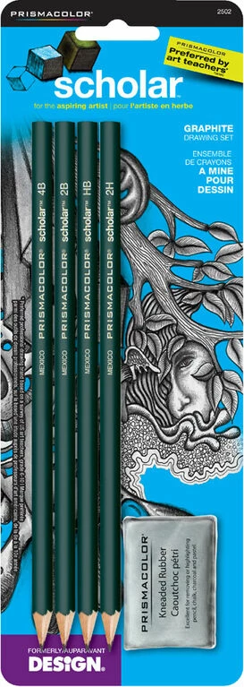 Newell Brands Scholar 2502 Drawing Pencil 4 Pack