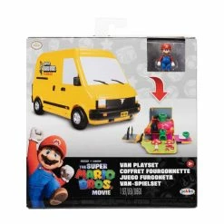 JAKKS PACIFIC The Super Mario Bros. Movie - Van Playset With 1.25" Mini Mario Figure