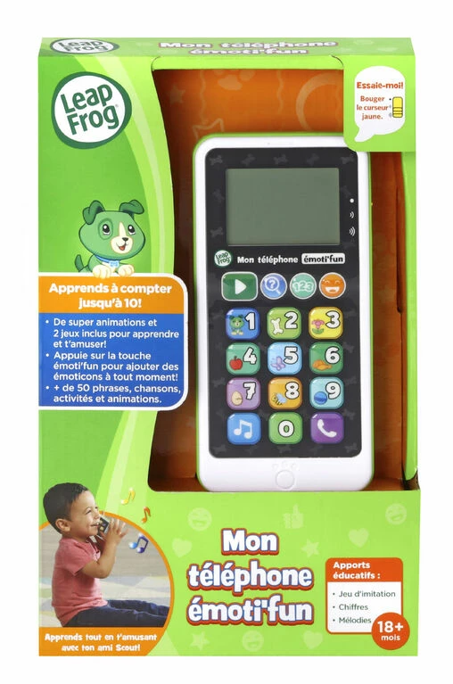 LeapFrog Chat & Count Emoji Phone - Green - French Edition - Image 5