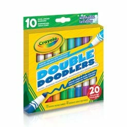 Crayola - Double Doodlers Markers, 10 Ct