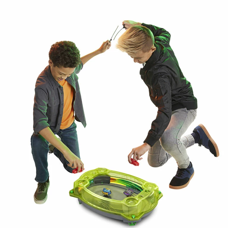 Hasbro Beyblade Burst QuadDrive Collision Nebula Battle Set -- Battle Game Set With Beystadium, 2 Battling Top Toys - R Exclusive - Image 5