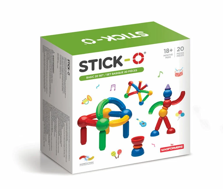 Magformers Stick-O Basic 20 Piece Set