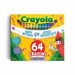 Crayola 64 Crayons 64th Birthday Edition