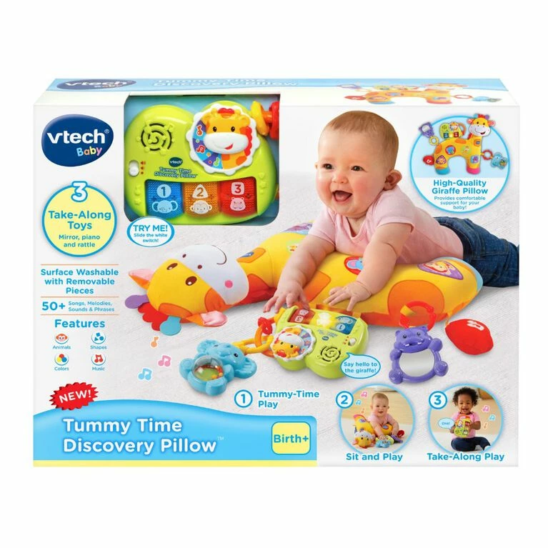 VTech Tummy Time Discovery Pillow - English Edition - Image 4