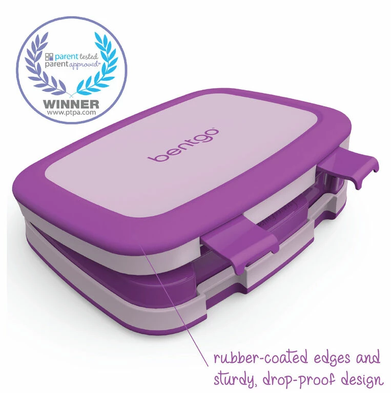 Bentgo Kids Lunch Bento Box - Purple - Image 4