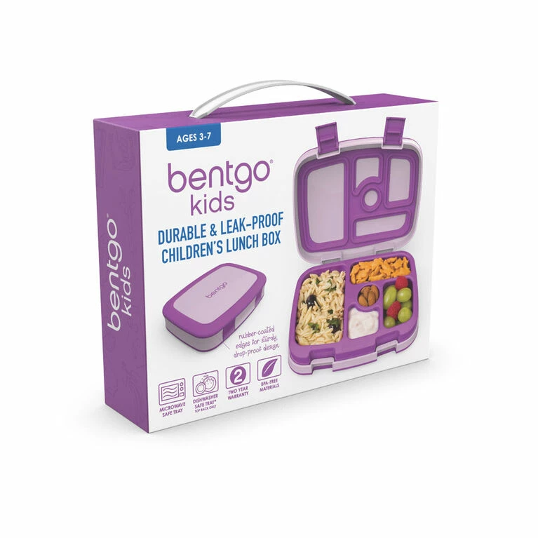 Bentgo Kids Lunch Bento Box - Purple - Image 5