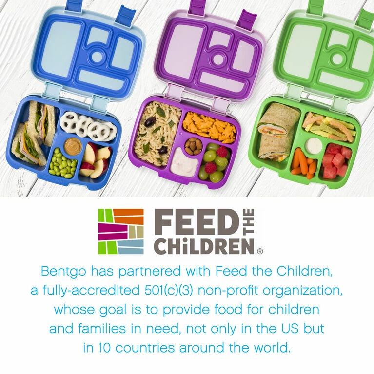 Bentgo Kids Lunch Bento Box - Purple - Image 6