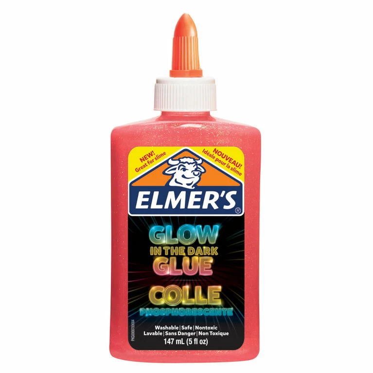 Elmer's Elmers Glow Glue 5Oz Pink