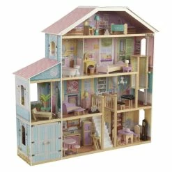 KidKraft Grand View Mansion Dollhouse With EZ Kraft Assembly