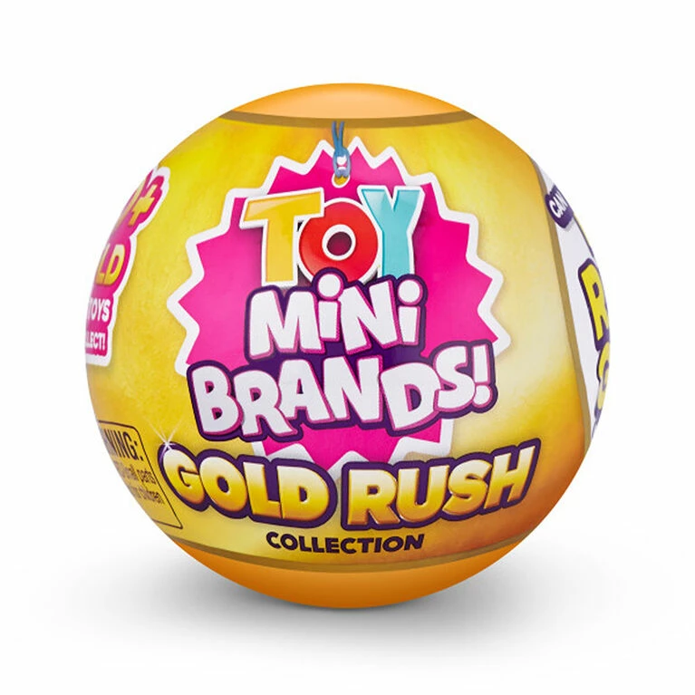 Zuru 5 Surprise Toy Mini Brands Gold Rush Limited Edition Real Mini Toy Brands Collectable Toy (Styles May Vary) - Image 3