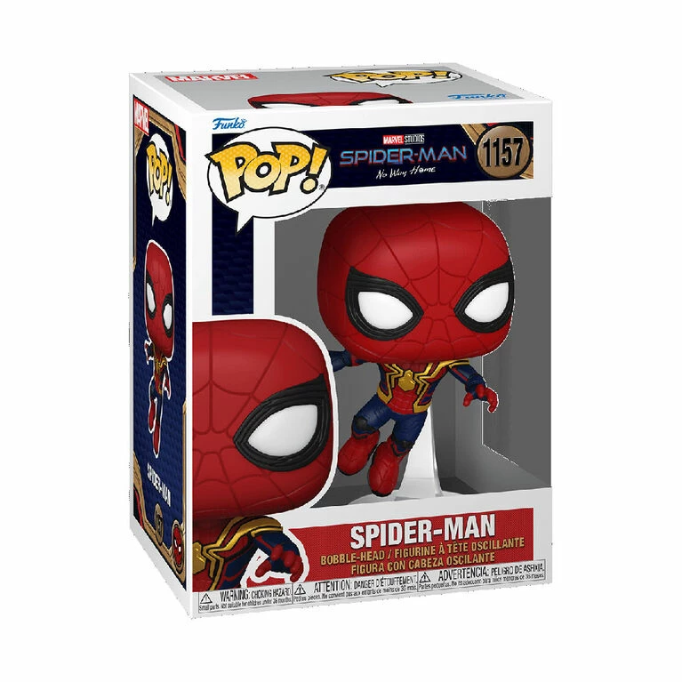 FUNKO POP: Spider-Man:NWH S3- LEAPING Spider-Man1