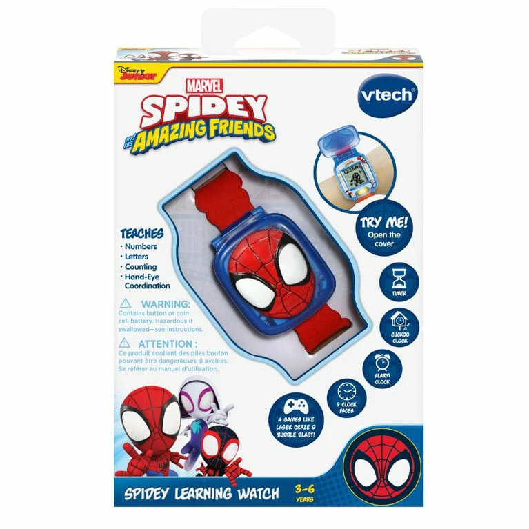 VTech Spidey And His Amazing Friends Spidey Learning Watch - English Edition - Image 2
