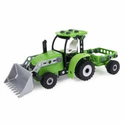 SPIN MASTER Meccano Junior, Front Loader Tractor With Moving Parts And Real Tools, Toy Model Building Kit