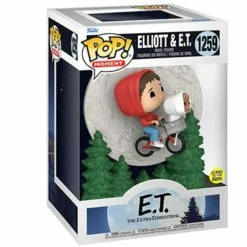 FUNKO POP Moment: ET- Elliot And ET Flying(Glow)
