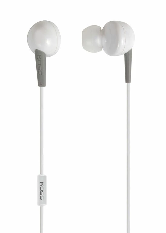 XCEL SOURCE CORP Koss Earbud KEB6 In Ear W/Enhanced Driver & Mic White