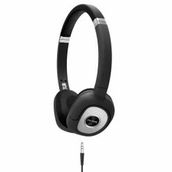 XCEL SOURCE CORP Koss Headphones SP330 Portable Dynamic Stereo Black Silver