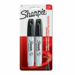 Newell Brands Sharpie Chisel Black 2 Pack