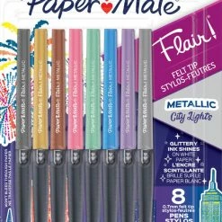 Newell Brands Papermate® Flair Metallic - 8 Count Card Pen
